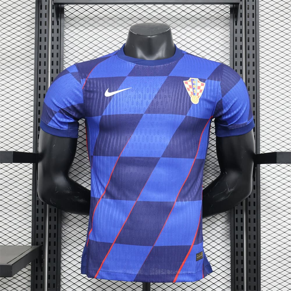 Croatia 2024/25 Euro Away Jersey Player Version