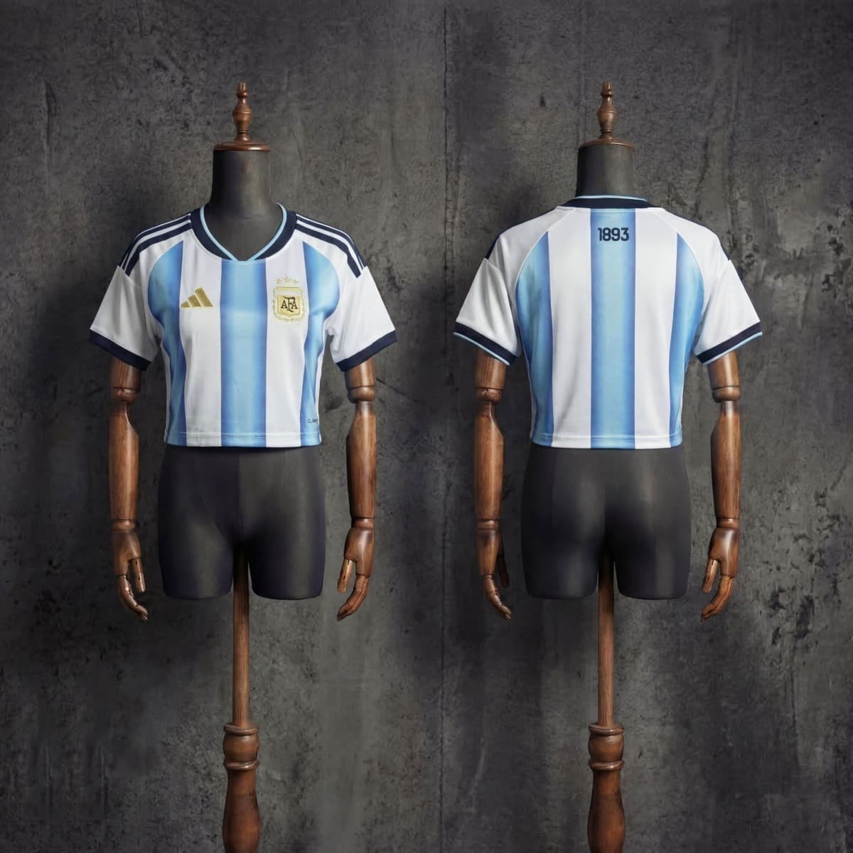 Women's Football Vest Argentina 2026 World Cup Home Jersey S-XXL