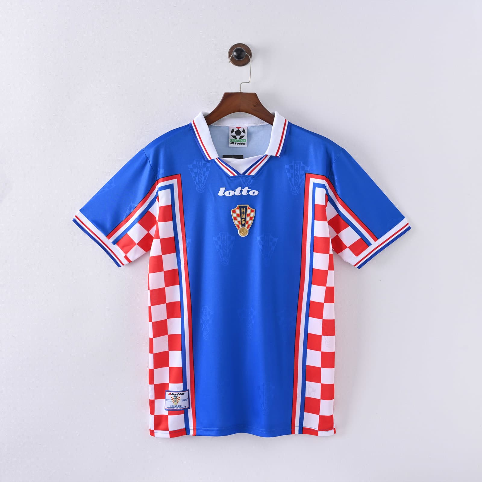 Zadnja strana: 1998 Croatia Away Retro Soccer Jersey