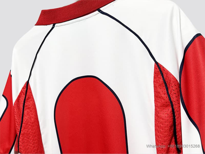 Zadnja strana: 99/01 Red Star Belgrade home retro soccer jersey size S-2XL