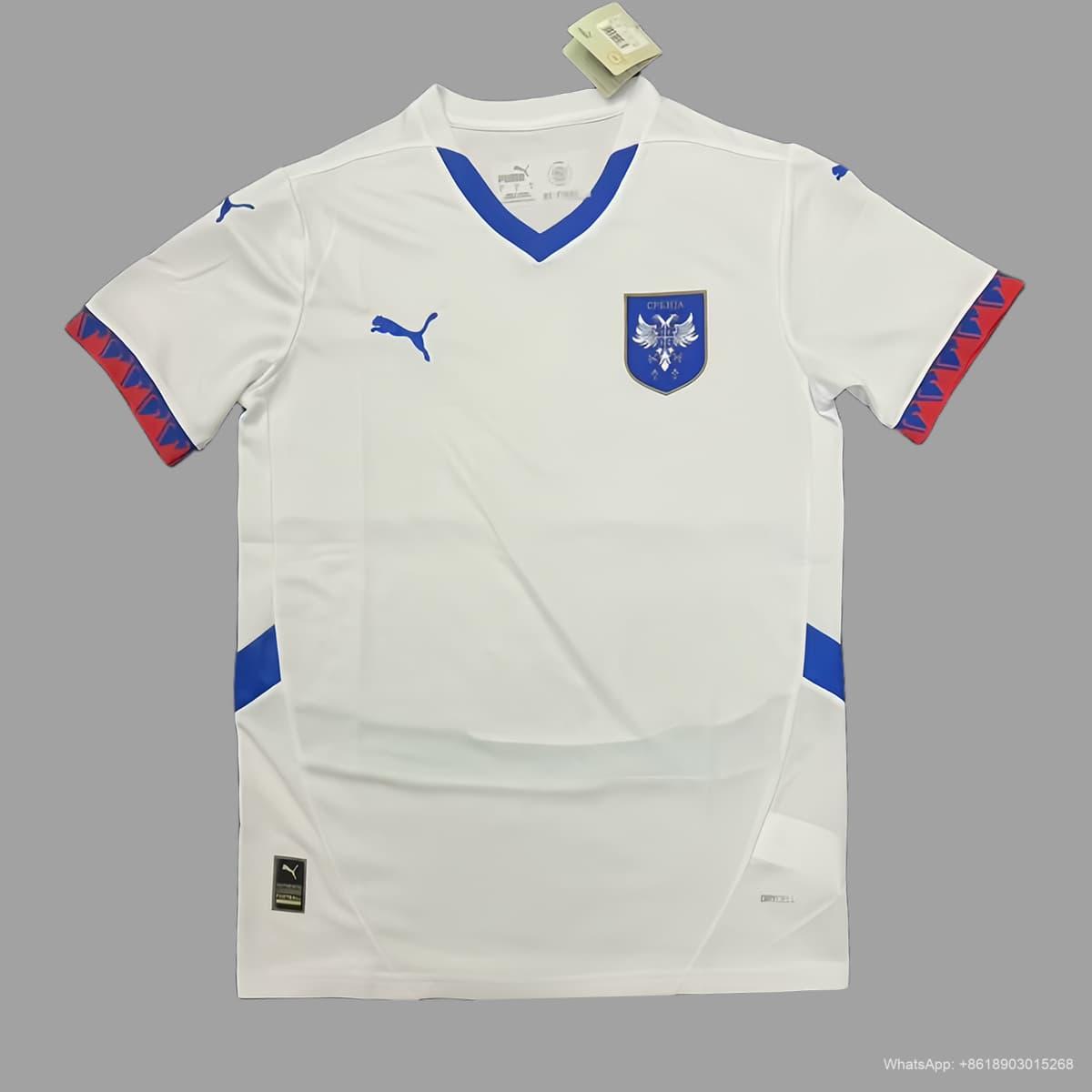 2024 Serbia away soccer jersey size S-4XL