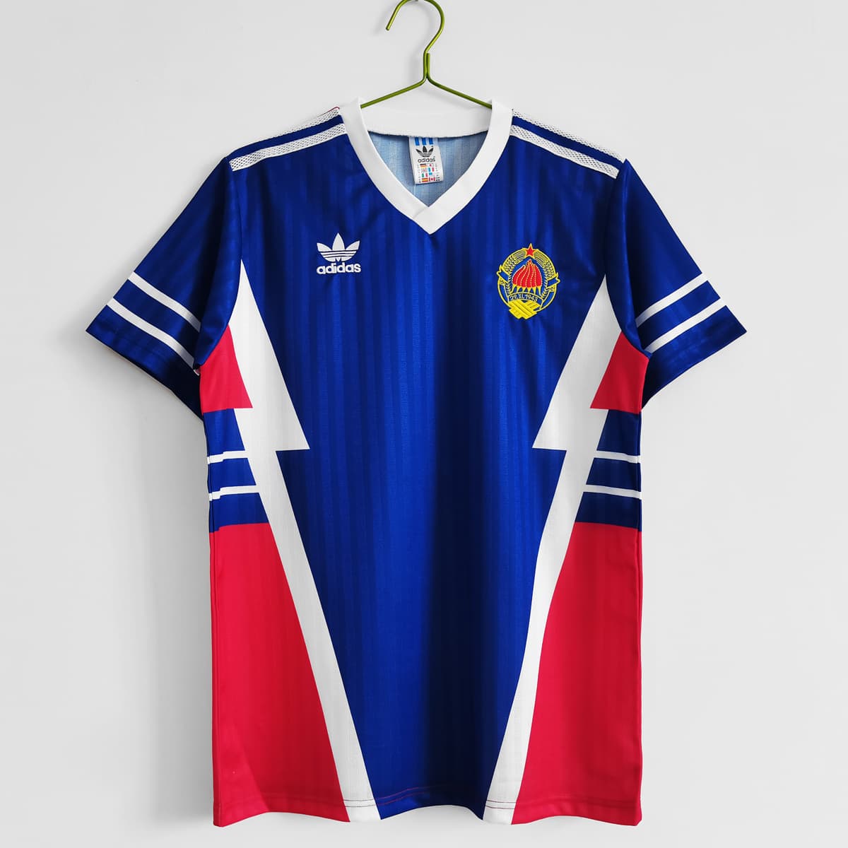 Zadnja strana: 1990 Yugoslavia Home Retro Soccer Jersey