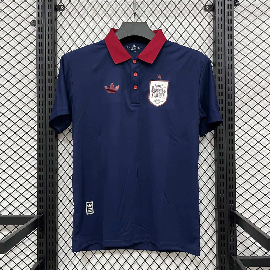 2026 Spain Navy Red Polo