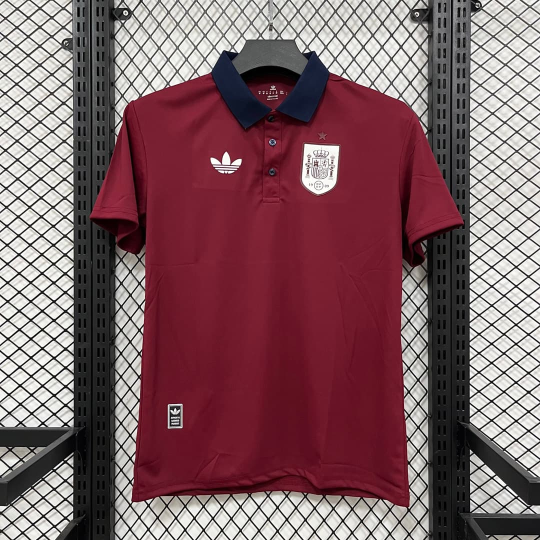 2026 Spain Red Navy Polo