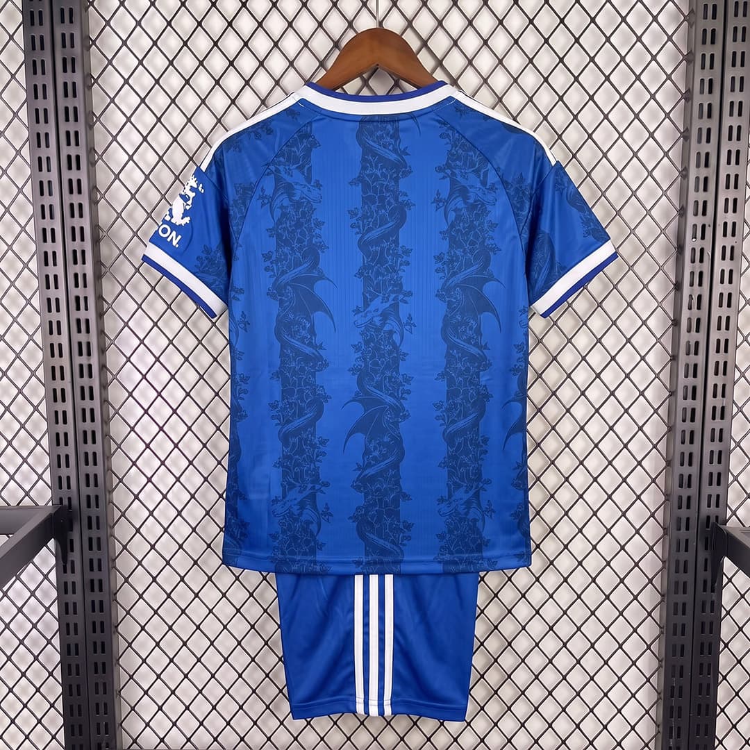 Zadnja strana: 26/27 Leicester City Home Kids Soccer Jersey